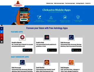 app.clickastro.com screenshot
