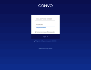 app.convo.com screenshot