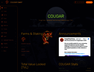 app.cougarswap.io screenshot