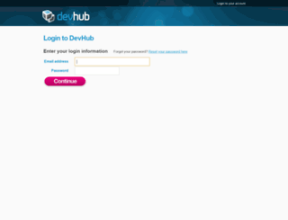 app.devhub.com screenshot