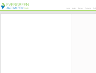 app.evergreenautomation.com screenshot