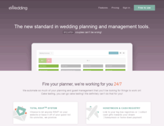 app.ewedding.com screenshot