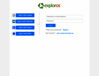 app.exploros.com screenshot