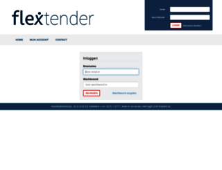 app.flextender.nl screenshot