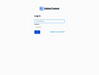 app.gathercontent.com screenshot