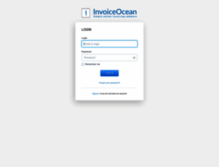 app.invoiceocean.com screenshot