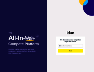 app.klue.com screenshot
