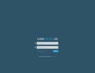 app.logmatic.io screenshot