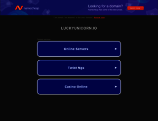 app.luckyunicorn.io screenshot