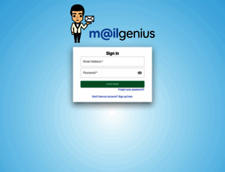 app.mailgenius.com screenshot