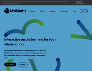 app.myimaths.com screenshot