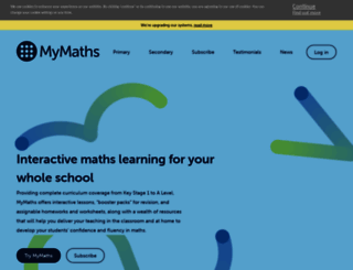 app.mymaths.co.uk screenshot