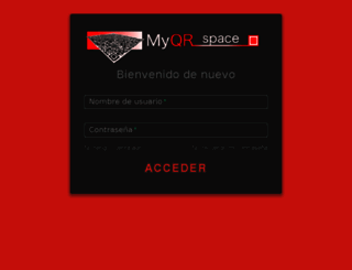 app.myqrspace.com screenshot