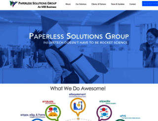 app.paperlessolutions.net screenshot