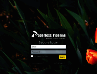 app.paperlesspipeline.com screenshot