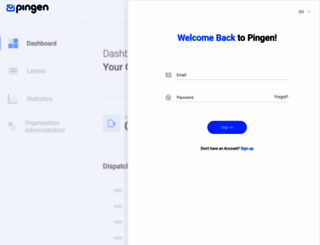 app.pingen.com screenshot