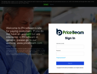 app.pricebeam.com screenshot