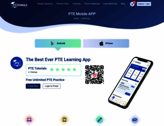 app.ptetutorials.com screenshot
