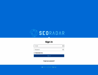 app.seoradar.com screenshot