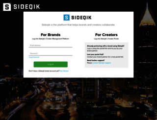 app.sideqik.com screenshot