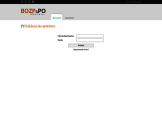 app.skoleni-bozp.net screenshot