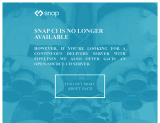 app.snap-ci.com screenshot