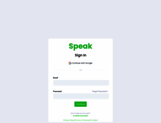app.speakai.co screenshot