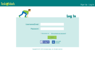 app.tasklabels.com screenshot