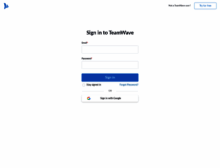 app.teamwave.com screenshot