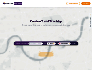 app.traveltimeplatform.com screenshot