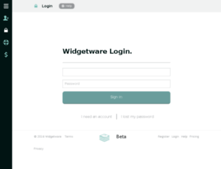 app.widgetware.com screenshot