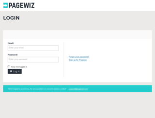 app2.pagewiz.com screenshot