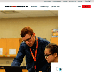 appalachia.teachforamerica.org screenshot