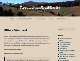 appalachiantrailclarity.com screenshot