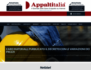 appaltitalia.it screenshot