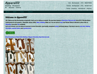 apparel52.com screenshot