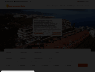 appartementennerja.nl screenshot