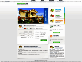 apparticulier.com screenshot