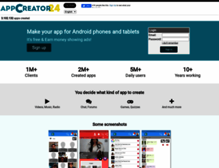 appcreator24.com screenshot