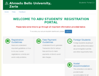 appdev.abu.edu.ng screenshot