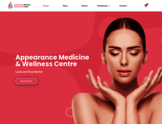 appearancemedicine.co.nz screenshot
