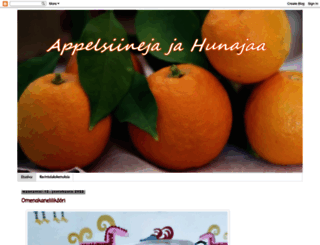 appelsiinejahunajaa.blogspot.fi screenshot