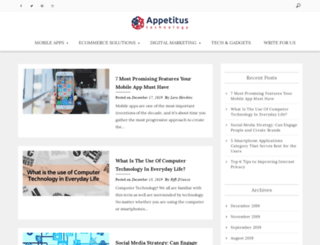 appetitustechnology.com screenshot