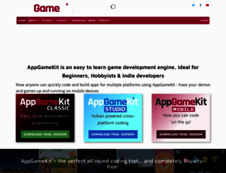appgamekit.com screenshot