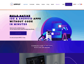 appilyappbuilder.com screenshot