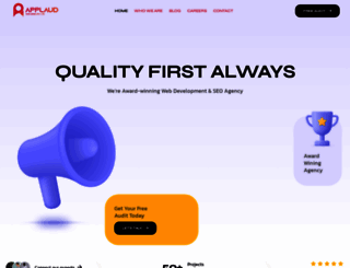 applaudwebmedia.com screenshot