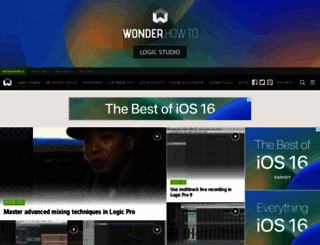 apple-logic-studio.wonderhowto.com screenshot