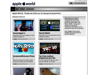apple-world.fr screenshot