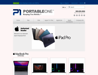 apple.portableone.com screenshot