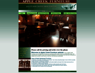 applecreekfurniture.com screenshot